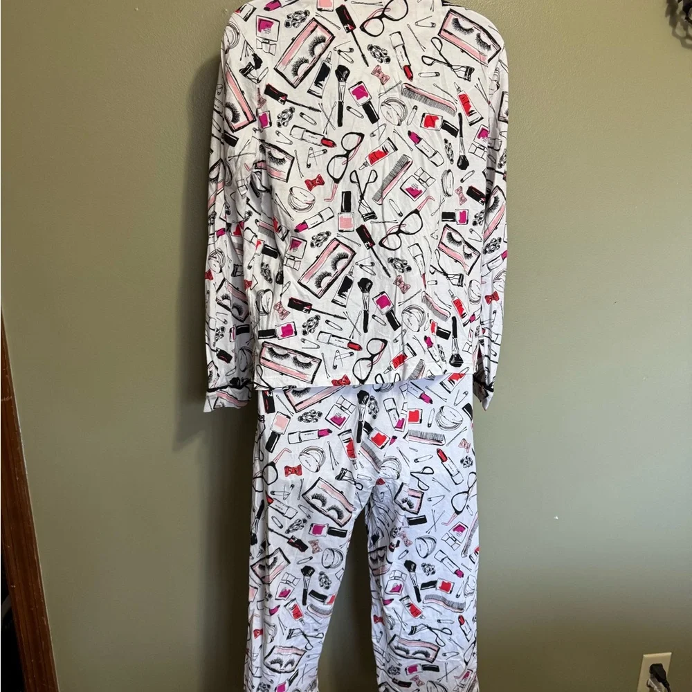 Kate Spade Dream A Little Dream Makeup Pajama Top Size M‎